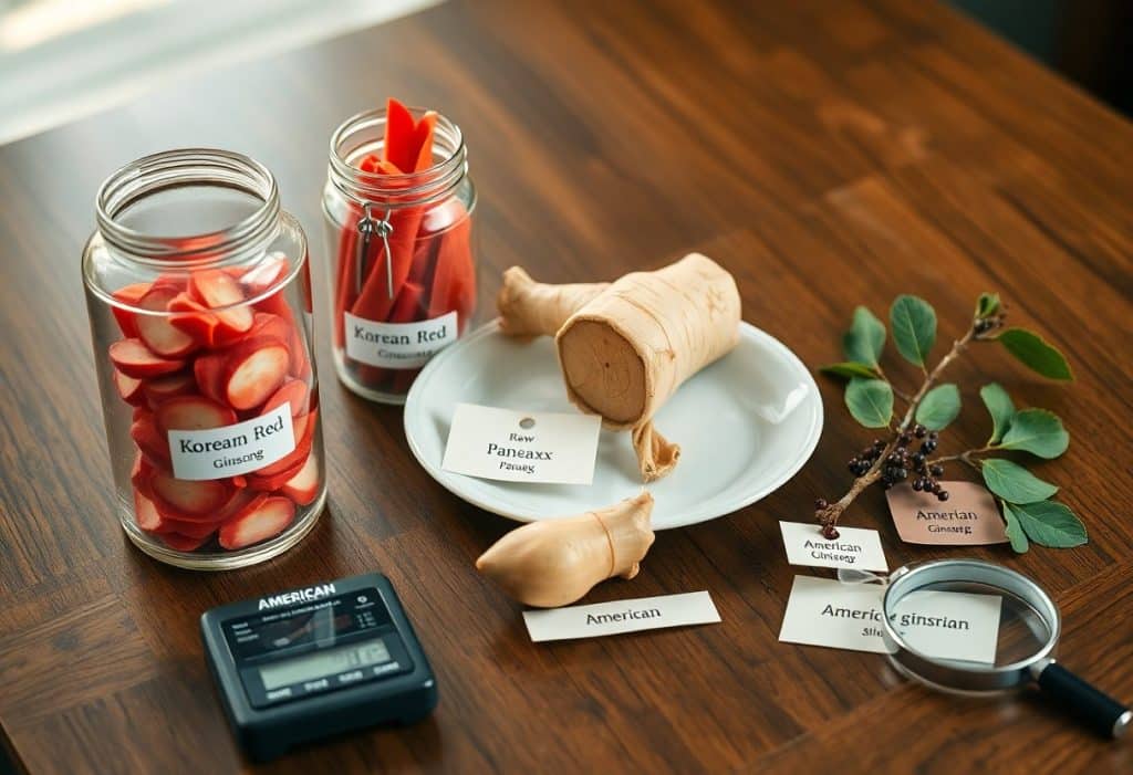 ginseng coreano rosso panax americano differenze sul